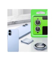iPhone 17 kamera lens koruyucu (Mavi)