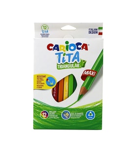 CARIOCA TİTA 42791 JUMBO ÜÇGEN KURUBOYA KALEMİ 12'Lİ