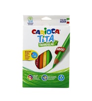 CARIOCA TİTA 42791 JUMBO ÜÇGEN KURUBOYA KALEMİ 12'Lİ