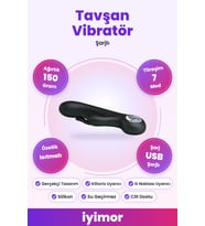 USB Şarjlı 7 Titreşim Modlu ve Isıtma Fonksiyonlu Rabbit Vibratör – iyimor