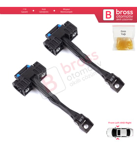 Seat Leon MK3 5F ST 5F1 5F8 2012-2020 5F4837203A İçin 2 EA Ön Sağ ve Sol Kapı Gergi Yayı