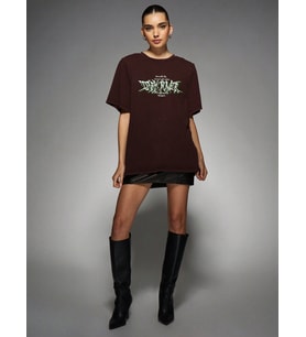 Unisex Dark Yeşil Baskılı Eşofman Takımı (Kahverengi)