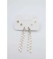 Çoklu Set Küpe - Altın