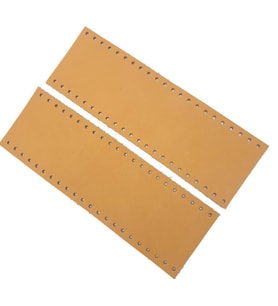 Angel Çanta Aksesuar Açık Taba Gerçek Deri Tutma Sapı 18X6 Cm Simit Sap