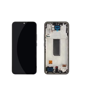 Samsung A345 A34 Lcd Ekran Kasalı Küçük İnç  Oled - Siyah