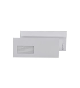 Oyal Diplomat Zarf Extra Beyaz Silikonlu Pencereli 10.5x24 110 GR (500'Lü Paket)