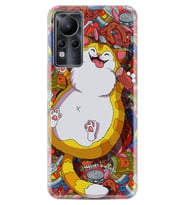INFINIX Note 11 Pro Note 10 Hot 9 Play Kılıf Desemli Silikon Tombul Kedi 1739