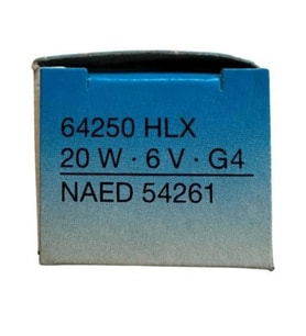Osram 64250 HLX 20W 6V G4 Duylu ESB Halojen Ampul