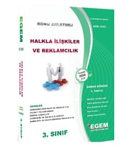 Egem Eğitim Yayınları Aöf Egem Halkla Ilişkiler Ve Reklamcılık 3 Sınıf 6 Yarıyıl Bahar Dönemi Konu Anlatımlı Soru Bankası (Çok Renkli)