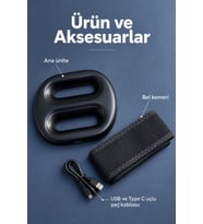 Lexroo Sabit Frekans ve Otomatik Modlu Isıtmalı Masaj Aleti