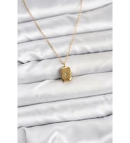 316L Çelik Zincir Gold Renk Minimal Kutup Yıldızı Model Kadın Kolye - TJ-BKO10683