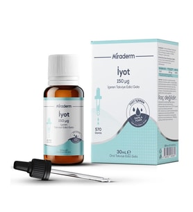 Miraderm İyot İçeren Takviye Edici Gıda 30 ml