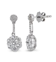1.39 Ct Coronet Pırlanta Küpe CORK3