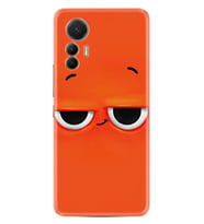 Xiaomi 12 Lite Kılıf Resimli Desenli Silikon Platinium Series Orange 1830