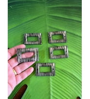 5X3 CM 5 ADET DEENLİ DELİKLİ KEMİK KOLYE TAKI YAPIM BONCUĞU