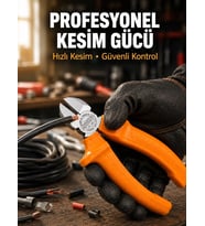 Elektrik ve Teknik Çalışmalar İçin Profesyonel Dövme Çelik Yan Keski
