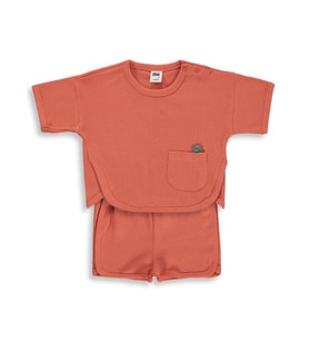 Civil Baby Cepli Basic 6-18 Ay Takım - Turuncu