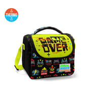 Coral High Kids Siyah Neon Sarı Game Over Desenli Thermo Beslenme Çantası 11728