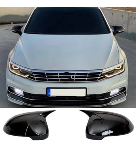 Vw Passat B8 Batman Yarasa Ayna Kapağı Piona Black ABS 2015 ve üzeri