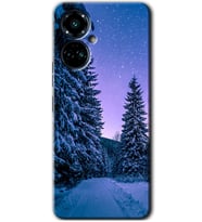 Tecno Camon 19 Pro Kılıf HD Desen Baskılı Kılıf - Kış Manzarası