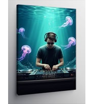 Kanvas Tablo Dj Dalgıç