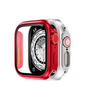 BİNANO APPLE WATCH 41MM ULTRA DÖNÜŞTÜRÜCÜ KIRMIZI KASA VE EKRAN KORUYUCU