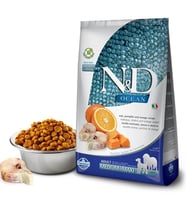 ND Tahılsız Ocean Balkabaklı Morina Balıklı Medium Maxi Köpek Maması 2.5 Kg