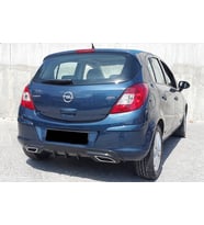 Opel Corsa D Difüzör Arka Tampon Piano Black