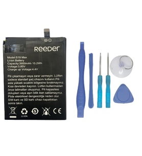 Reeder S19 MAX Uyumlu Pil Sıfır - Servis + TAMİR SETİ