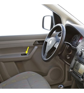 VW Caddy 2011-2015 Sol Ön Kapı Cam Düğme Çerçevesi 1T0959527