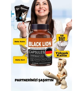 Black Lion Men Booster Erkek Sertlik Takviyesi ve Jel Seti