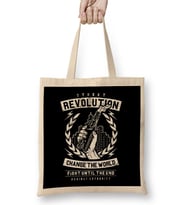 Street Revolution Change The World Bez Çanta Uzun Saplı