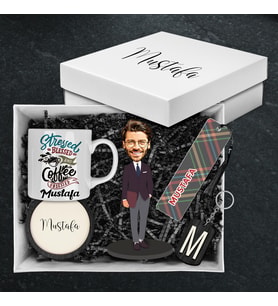 Motto Gift Erkeklere Özel Tasarım Karikatür Biblolu Hediye Kutusu 113001