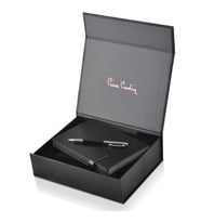 Pierre Cardin Enjoy Hediyelik Multi Set 2 Parça   Cep Notluk+Kalem (Siyah-Gri)