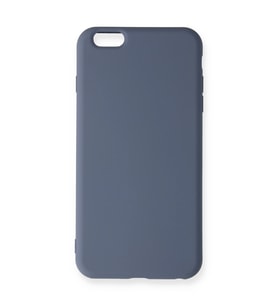 iPhone 6 Plus Kılıf Nano İçi Kadife Silikon - Gri
