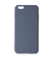 iPhone 6 Plus Kılıf Nano İçi Kadife Silikon - Gri