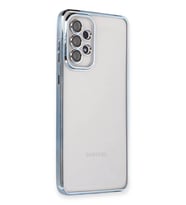 Galaxy A53 5G Kılıf Razer Lensli Silikon - Açık Mavi