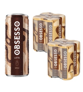 Obsesso Latte Soguk Kahve 250 ml x 8 Adet