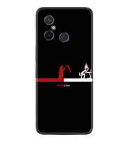 Xiaomi Redmi 12C Kılıf Silikon Desen Özel Seri Dead Line 1662