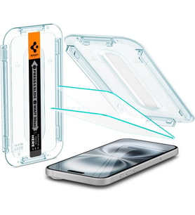 iPhone 16 Plus / 15 Plus ile Uyumlu Ekran Koruyucu Cam Kolay Kurulum Glas.tR EZ Fit (2 Adet) - AGL06883