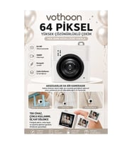 Mini Dijital Kamera 64mp 16x Digital Zoom Retro Vintage 1.4’’ekranlı Video Kamera Taşınabilir Tasarım Beyaz