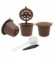 NESCAFE Nespresso Pratik Kahve Kapsülü Boş Kapsül Doldurma Kapsülü (Kahverengi)