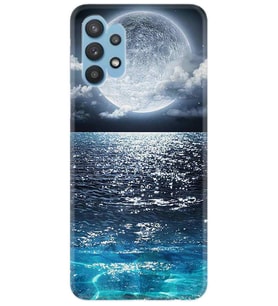 Kılıfland Samsung Galaxy A72 Kılıf Desenli Silikon Resimli Kapak Great Moon Kılıf 1301
