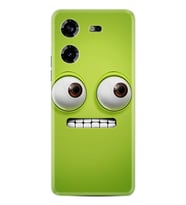 Tecno Pova 5 Kılıf Resimli Desenli Silikon Platinium Series Green 1832