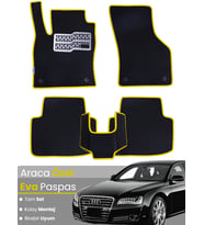 AUDİ A8 (2009-2017) Uyumlu EVA Paspas Tam Set–Araca Özel,Su Geçirmez,Hızlı ve Kolay Montaj