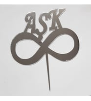 Aşk Pleksi Süs Gümüş