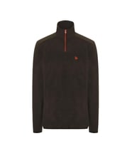 Polarline Erkek Yarım Fermuarlı Swearshirt (Haki)