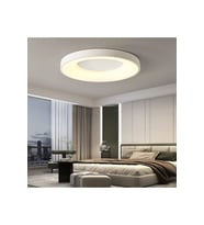 Renkli 3 Işık Çember LED Tavan Lambası, Kumandalı, Modern Aydınlatma