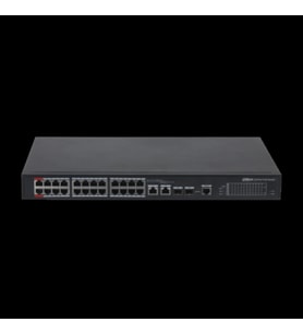 DAHUA 24-PORT 360W FULL POE PFS4226-24ET-360-V3 10/1000 2X-SFP YÖNETİLEBİLİR  POE SWITCH