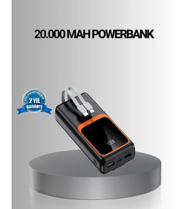 Powerbank 20000 Mah Yüksek Kapasiteli Ve 22.5w Hızlı Şarj Destekli
